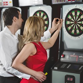 ACONDE Pack of 12 Dart Flights with Shafts Stable, 75 mm Thread Dart Flights, Integrated Dart Flights and Shafts, for Darts Game (4 Colours)