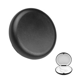 Pack of 2 Braces Box, Portable Tooth Splint Box, Invisible Brace Box for Dentures, Denture Box, Black