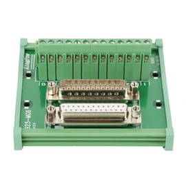 DB25 D Sub Male & Female Header Breakout Board Terminal Board DIN Rail Mount Interface Module