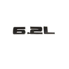 GM 2019-22 OEM Matte Black Chevy Silverado 1500 6.2L Hood Letter Emblem Badge Z71