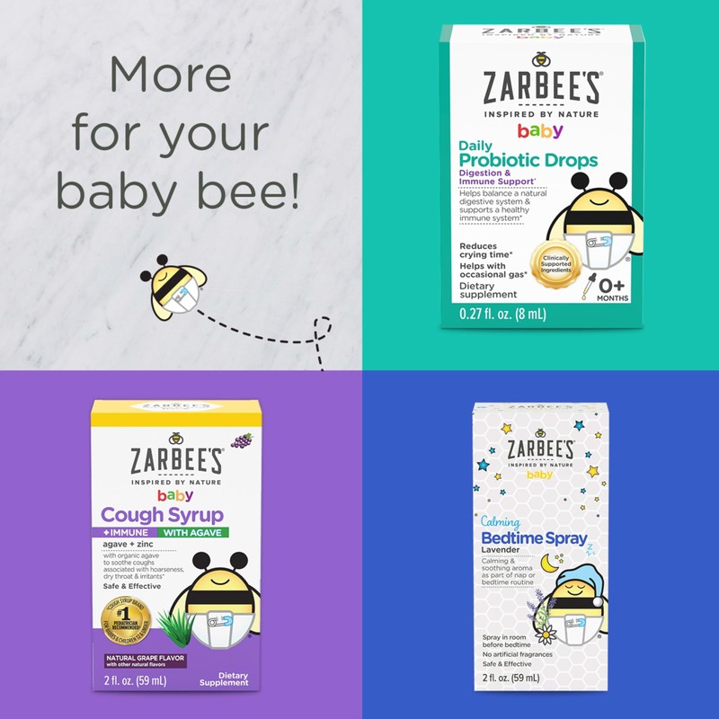 Zarbee's Baby Sleep Spray; Calming Bedtime Spray with Natural Lavender