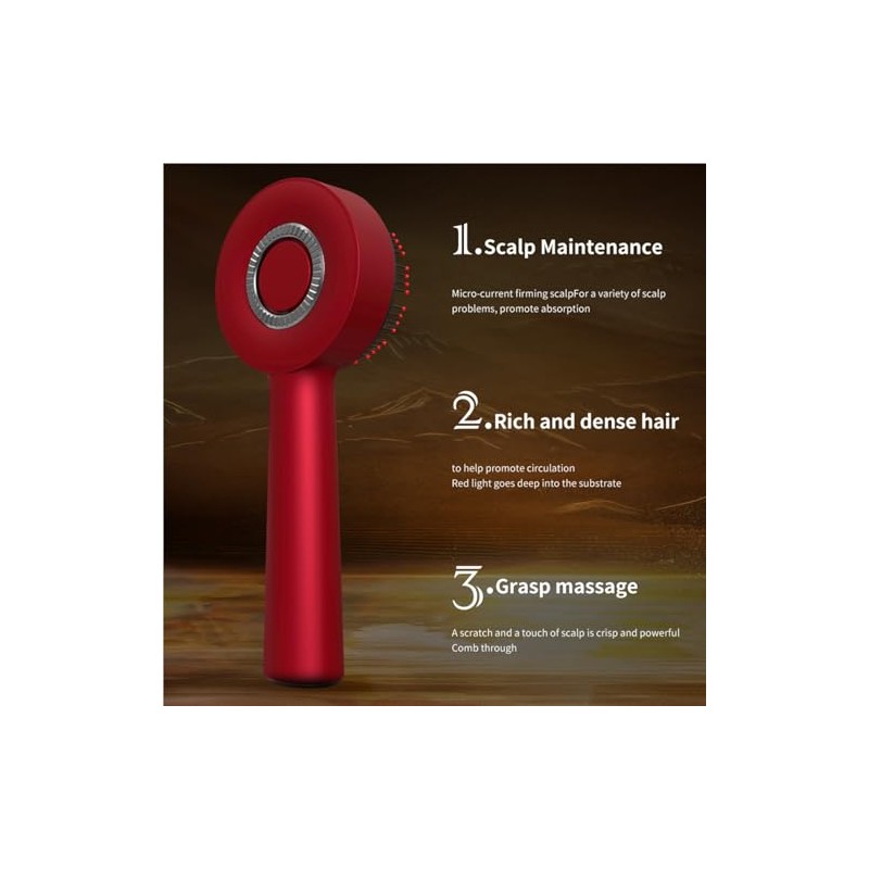 LUKOVEE Cepillo Eléctrico para Masaje del Cuero Cabelludo, 2 en