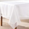 Violet Linen Treasure Lace Oblong/Rectangle Tablecloth, 70 in x 120