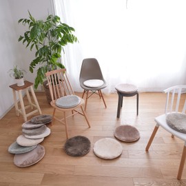 Toshishimizu MS305 Rug, Feather Gray, 13.8 x 13.8 inches (35 x 35 cm), Washable, High Resilience, Urethane