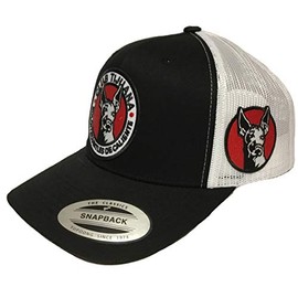 Mexico Club Tijuana Soccer 2 Logos hat Black White mesh