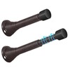 HOMOTEK 10 Pack Telescoping Spring Door Stoppers, Extended from 3-1/8