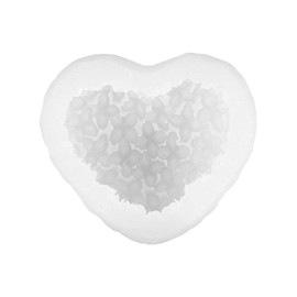 1Pcs Heart-Shaped Candle Molds Silicone for Flower/Soap/Chocolate/Resin