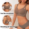 PoseFree Womens Bras No Underwire Full Support Back Fat Smoothing
