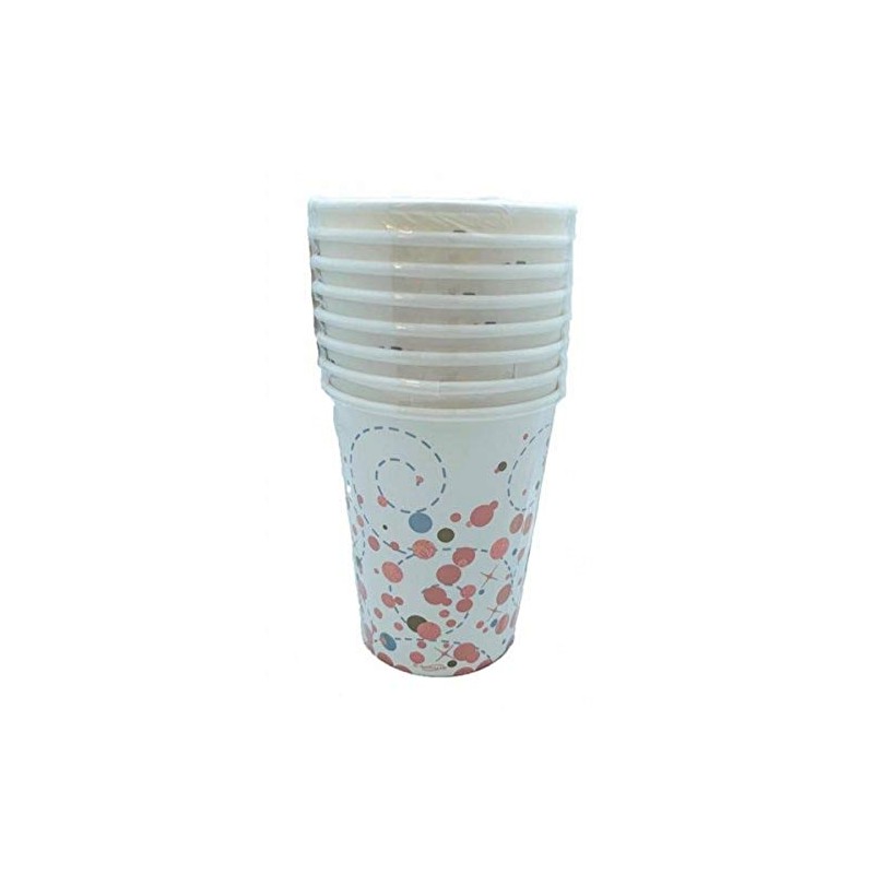 Oaktree Sparkling Fizz Rose Gold 9oz/266ml Cups 8pcs