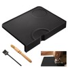 Sandiyago Non-Slip Coffee Tamping Mat with 2 Coffee Brushes, Durable