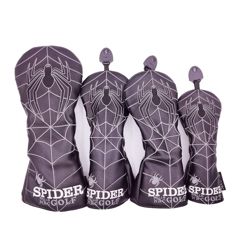 4 Piece Golf Headcover Driver Cover / Wood 2 FW