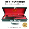 Scottish Highland BagPipe Practice Chanter, Carrying Case & Reeds by