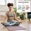 Non Slip Yoga Socks for Women Anti-skid Long Socks for