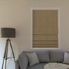 Sun Zero Seraphina Textured 100% Blackout Cordless Roman Shade, 33"