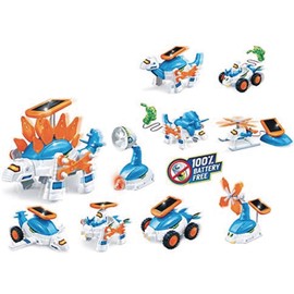 OWI Inc Robotics X in 1 Renewable Energy Toy Kit, Solar Powered Energy Kit for Kids, 10 Robots in 1, Educational STEM Birthday Kits Ages 8 and Up