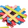 120pcs Wooden Building Blocks Colorful Bridge Building Stacking Toy Toddler