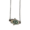 VIE Evil Eye Bracelet, White Hamsa Hand (JIT)