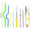 56-Piece Crochet Hooks Knitting Accessories Stitch Marker Knitting Set Crochet