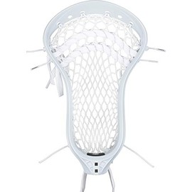 StringKing Men's Mark 2F Stiff Faceoff Lacrosse Head Strung with Type 4F (White/White)