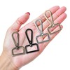 Belle Vous Various Metal Carabiner Key Ring Hooks with D