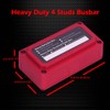 4 M8 Studs Power Distribution Block Bus Bar 12V, Ampper