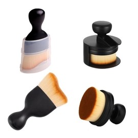 네일아트 고밀도 미세모 메이크업 파우더 브러쉬 2종 깔끔한사용감 인생템 아이새도브러쉬 Nail Art High-Density Fine Hair Makeup Powder Brush Set of 2 - Clean Usage Experience, Life-Changing Eye Shadow Brush