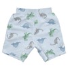 Easy-Change Eco Swim Trunks - Light Blue Dinos - 24mo