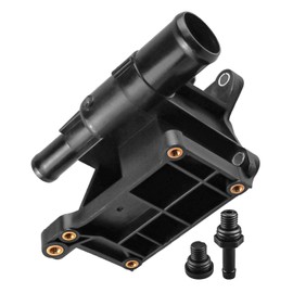 Engine Coolant Water Outlet Compatible with Ford Escape Focus Fusion Mercury Mariner Milan Mazda Tribute L4 2.0L/2.3L/2.5L 2003-2017 Replace 902-231 6S4Z-8K556-A 8S4Z-8K556-A
