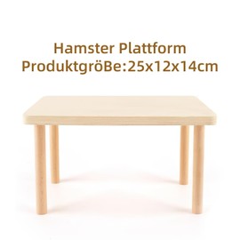 CHDZSW Hamster Platform, Hamster Accessories, Climbing Platform Squirrel Sleeping Platform Safety Design, Outdoor Enclosure Activities, Landscape Supplies for Hamsters, Squirrels & Small Animals