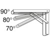 Professional Line Heavy Duty Folding Console Stainless Steel Table &
