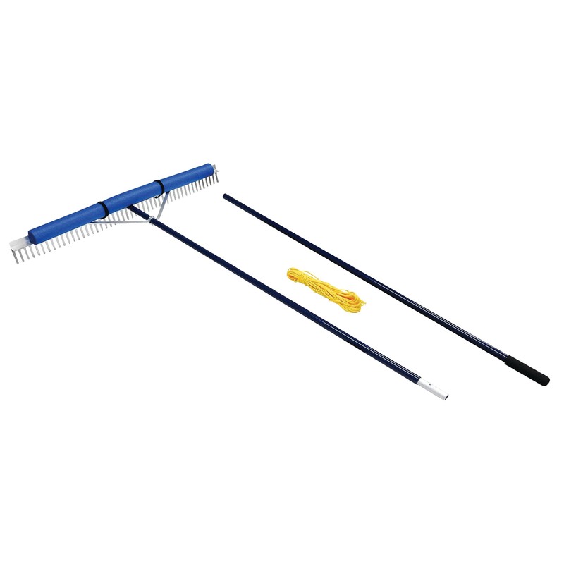 Extreme Max 3005.4254 48" Floating Weed Lake Rake with 11'