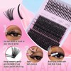 60D/80D Lash Clusters – 10-21mm Spiky Volume Eyelash Extensions, DIY