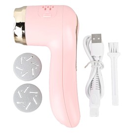 Electric Foot Grinder Remove Dead Skin 2 Speed Rechargeable Foot Callus Remover with 2 Abrasive Types Heads