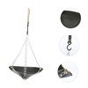 Kisangel Convenient Bird Feeder Outdoor Bird Dispenser Swing Shape Rust-Resistant