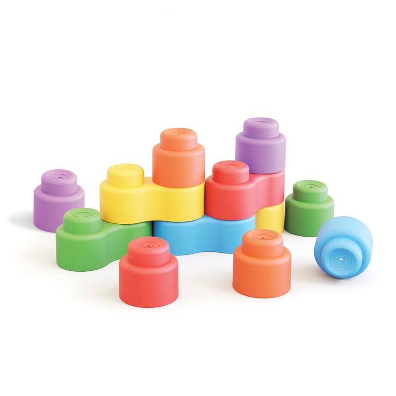 Quercetti Quercetti-4141 MOMY Soft Plastic Early Childhood Construction Toy, 12