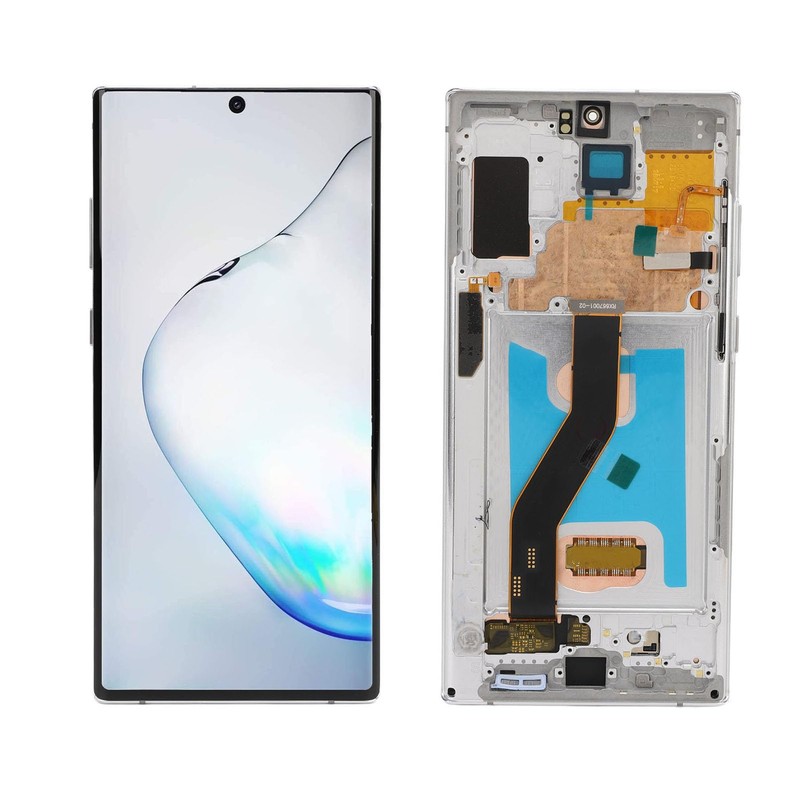 Yoidesu Pantalla Digitalizadora AMOLED para Note 10 Plus, Pantalla LCD