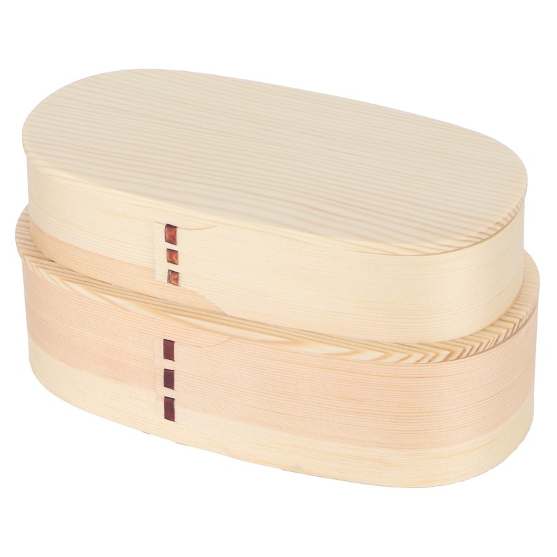 Lunch Box Set Japanese Style Wooden Food Storage Container for