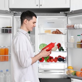 BUBO LED Refrigerator Light Bulb 40W Equivalent, Appliance Bulb Daylight 5000K, Fridge Light Bulb 120V, A15 Light Bulb, E26 Medium Base, Freezer Light Bulb Replacement, 5.5W, Non-Dimmable, 6 Pack