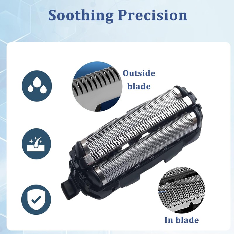 Ruixin Shaver Replacement Heads ES9013 Consists of a Outer Foil