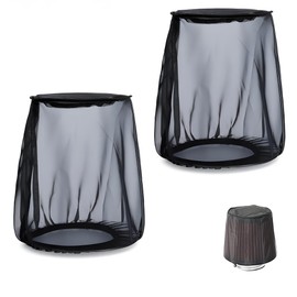 TCMI Air Filter Cover for Car Cold Air Intake Filter Cover Wrap Dustproof, Air Intake Filter Sock Cover for Harley Touring, Universal for High Flow Air Intake Filters (2 X S)