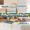 BOSEDSANG Folding Storage Box with Large Building Lid for Duplo