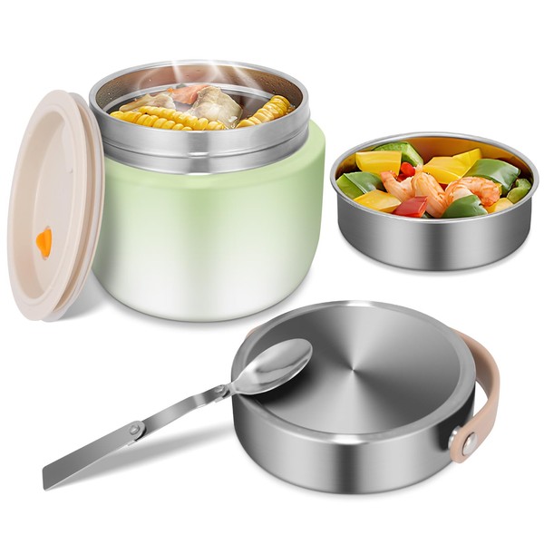 XUANHONG-TECH 1.2L Insulated Food Jars, Stainless Steel Food Flask for