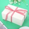 Euvoym 50 Yards Red Gingham Ribbon Buffalo Plaid Craft Ribbon