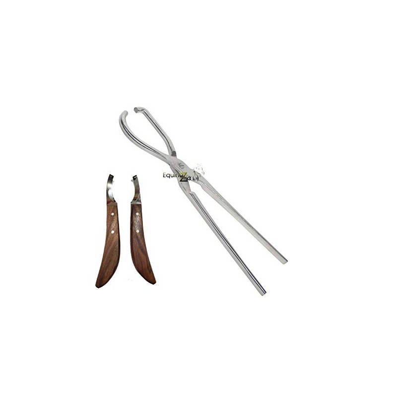 Hoof Tester 19 Inch Vienna Pattern & Hoof Knives Left