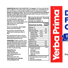 Daily Fiber Formula - 180 caps (Pack of 2) - Soluble & Insoluble Dietary Fiber Supplement - Colon Cleanse - Gut Health - Vegan, Non-GMO, Gluten-Free