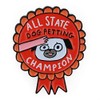 BADGE BOMB All State Dog Petting Champion Enamel Pin Gemma