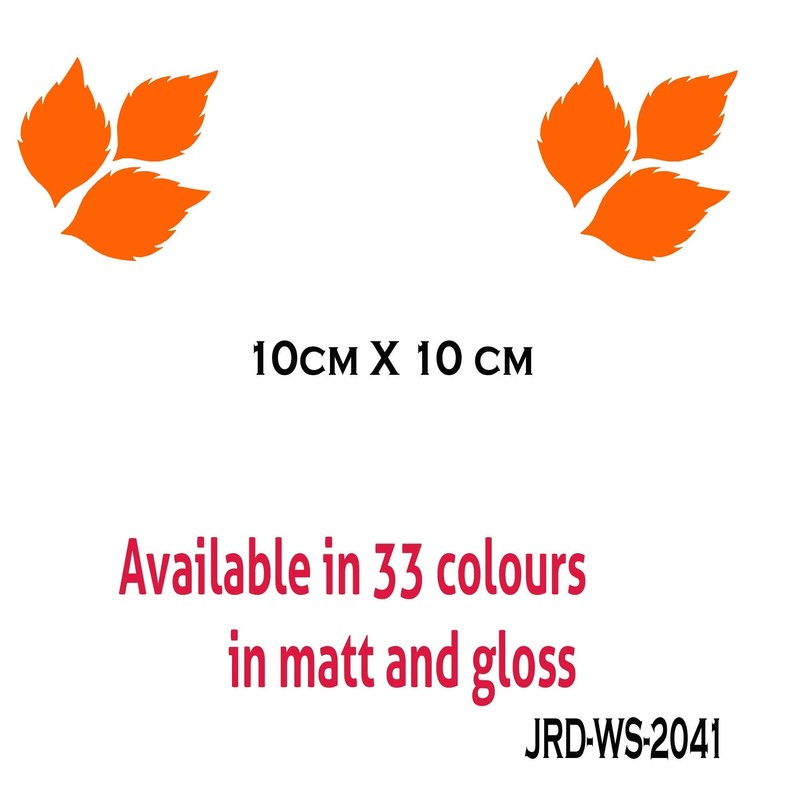 Colorful Leaf Tile wall Sticker for Bathroom, Bathroom stickers, Tile