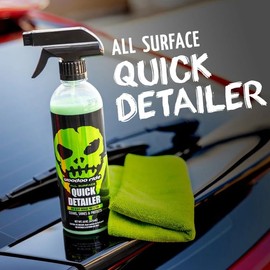 Voodoo Ride® All-Surface Quick Detailer - Hybrid Ceramic Quick Detailer, Cleans, Shines, and Protects, UVA/UVB Damage Protection, pH Neutral, Safe on All Finishes, Melon Scent