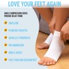 Ankle Compression Sleeve - 20-30mmhg Open Toe Сompression Socks for
