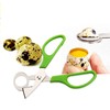 Pack of 4 Quail Egg Scissors, Stainless Steel Quail Egg